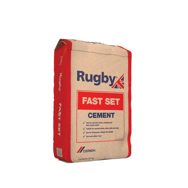 RUGBY FAST SET CEMENT (25 KG)